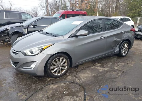 2014 Hyundai Elantra Se from USA, damaged, VIN 5NPDH4AE0EH490767